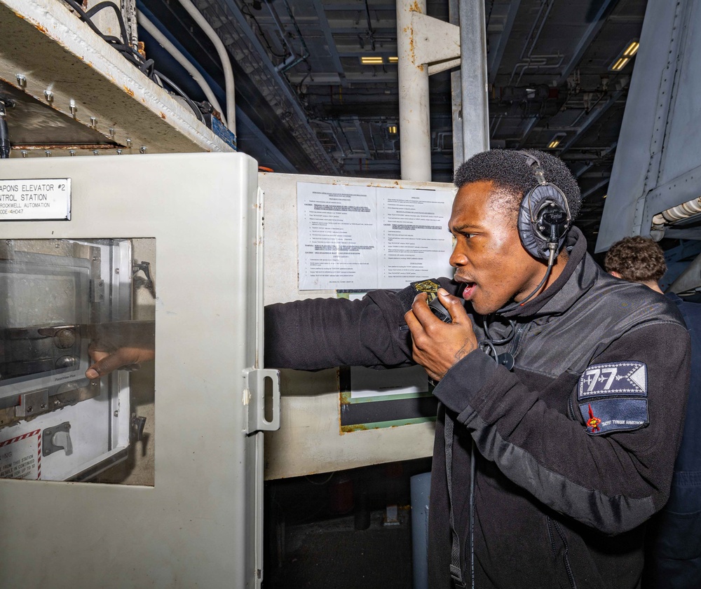 Daily Operations Aboard USS George H.W. Bush (CVN 77)