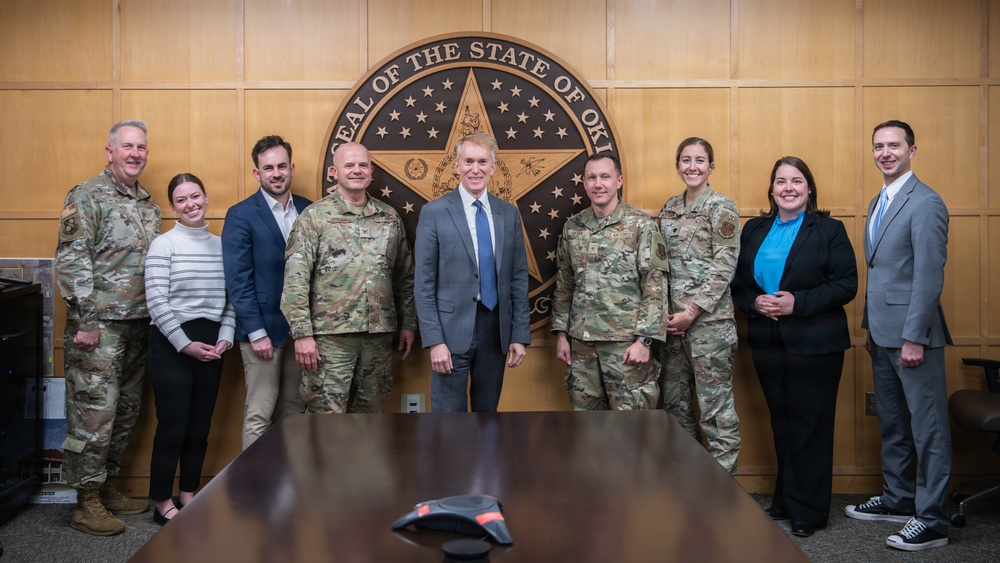 U.S. Sen. James Lankford visits 138th Fighter Wing