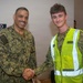 Commander, Naval Information Forces, meets with Information Warfare Sailors stationed in Guam.
