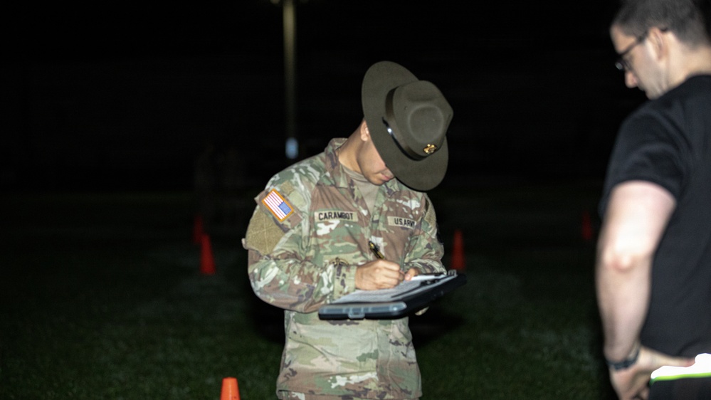 U.S Army Reserve Drill Sergeants conduct the AFT