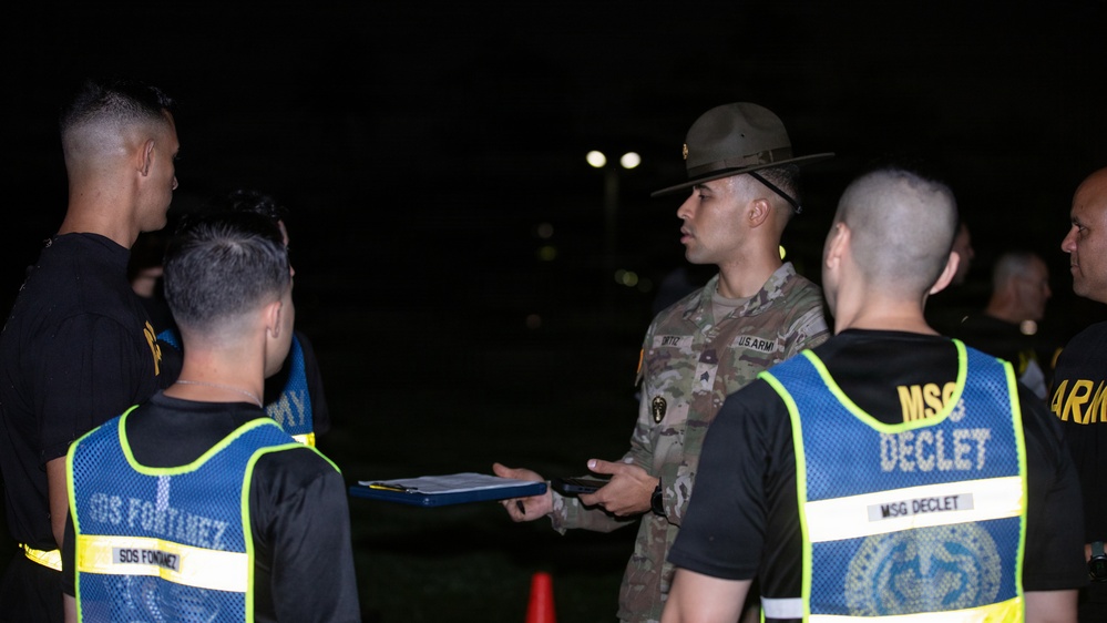 U.S Army Reserve Drill Sergeants conduct the AFT