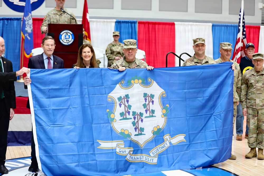 Connecticut National Guard hosts sendoff ceremony for 143rd RSG