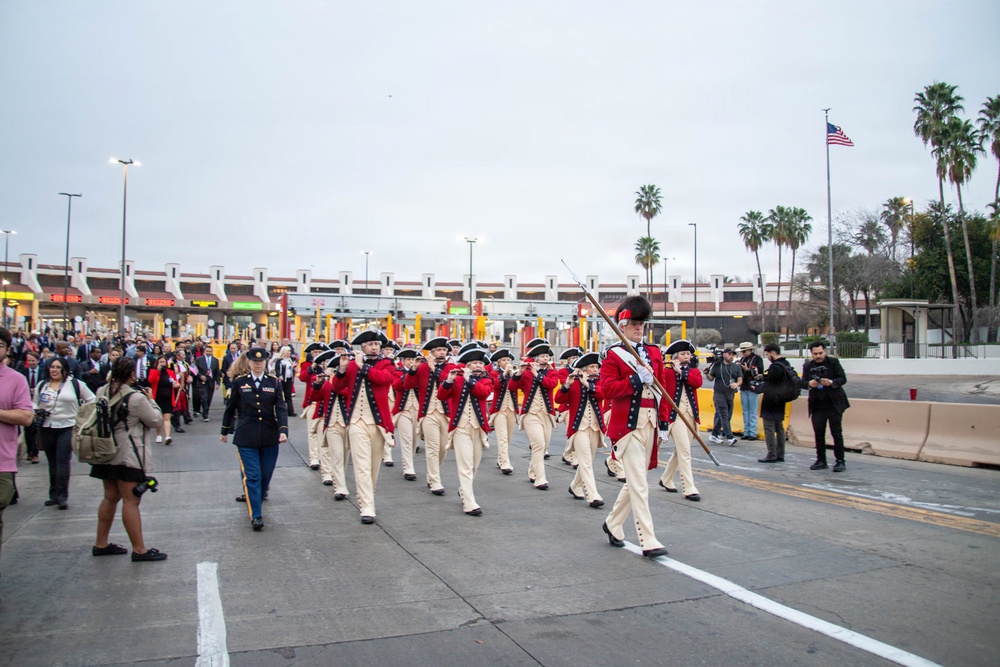 Fife and Drum at the WBCA/IGNC International Bridge Ceremony
