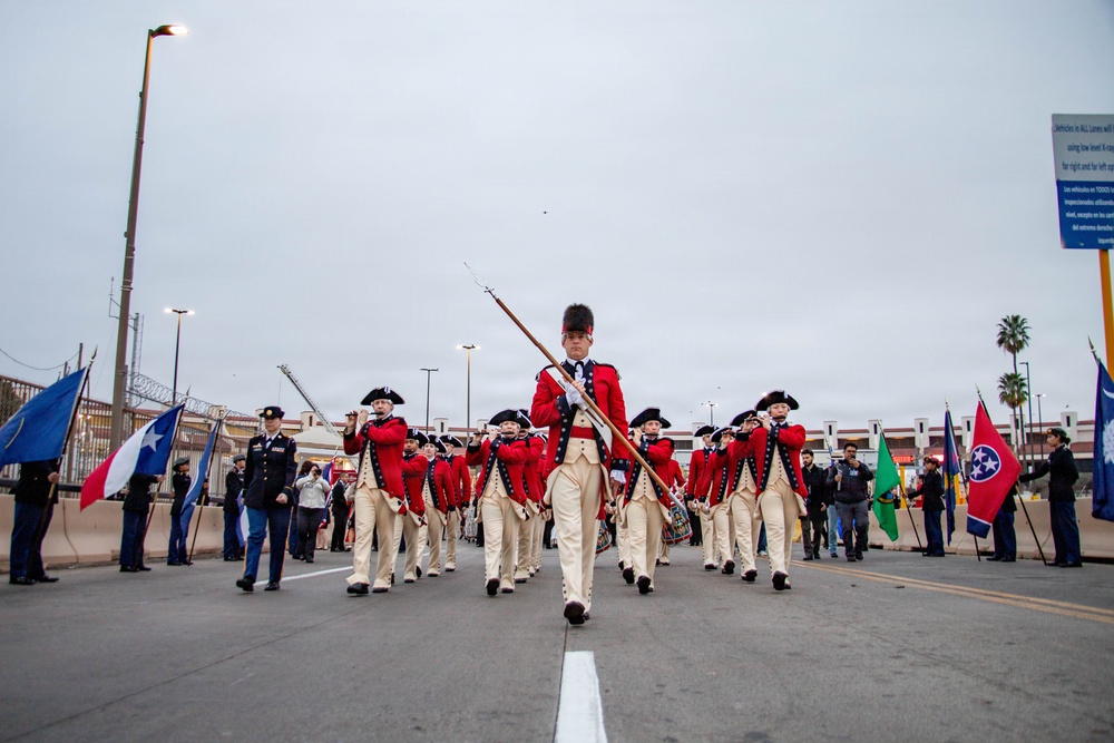 Fife and Drum at the WBCA/IGNC International Bridge Ceremony