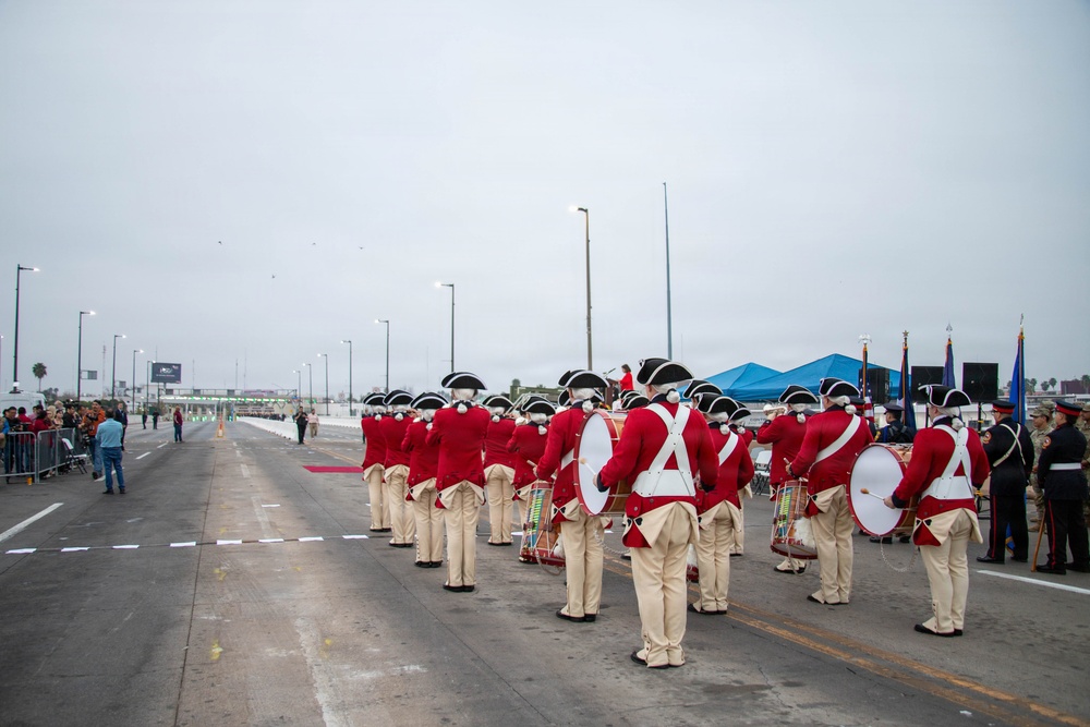 Fife and Drum at the WBCA/IGNC International Bridge Ceremony