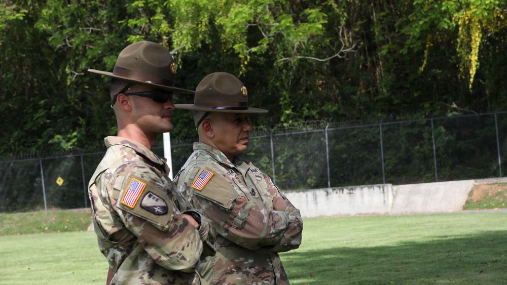 U.S. Army Reserve Soldiers prepare for Drill Sergeant Academy during battle assembly at Fort Buchanan