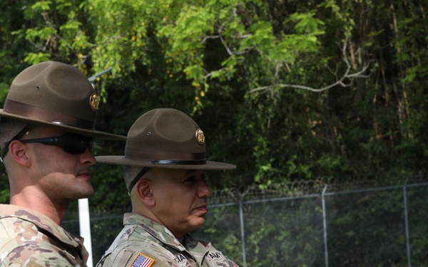 U.S. Army Reserve Soldiers prepare for Drill Sergeant Academy during battle assembly at Fort Buchanan