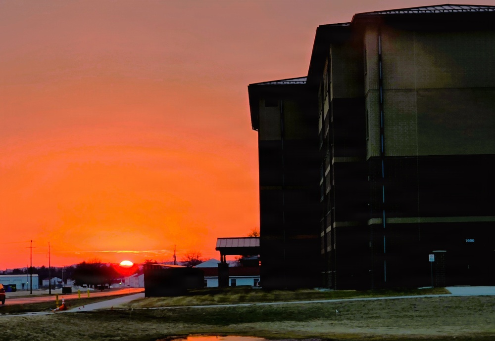 February Sunset at Fort McCoy