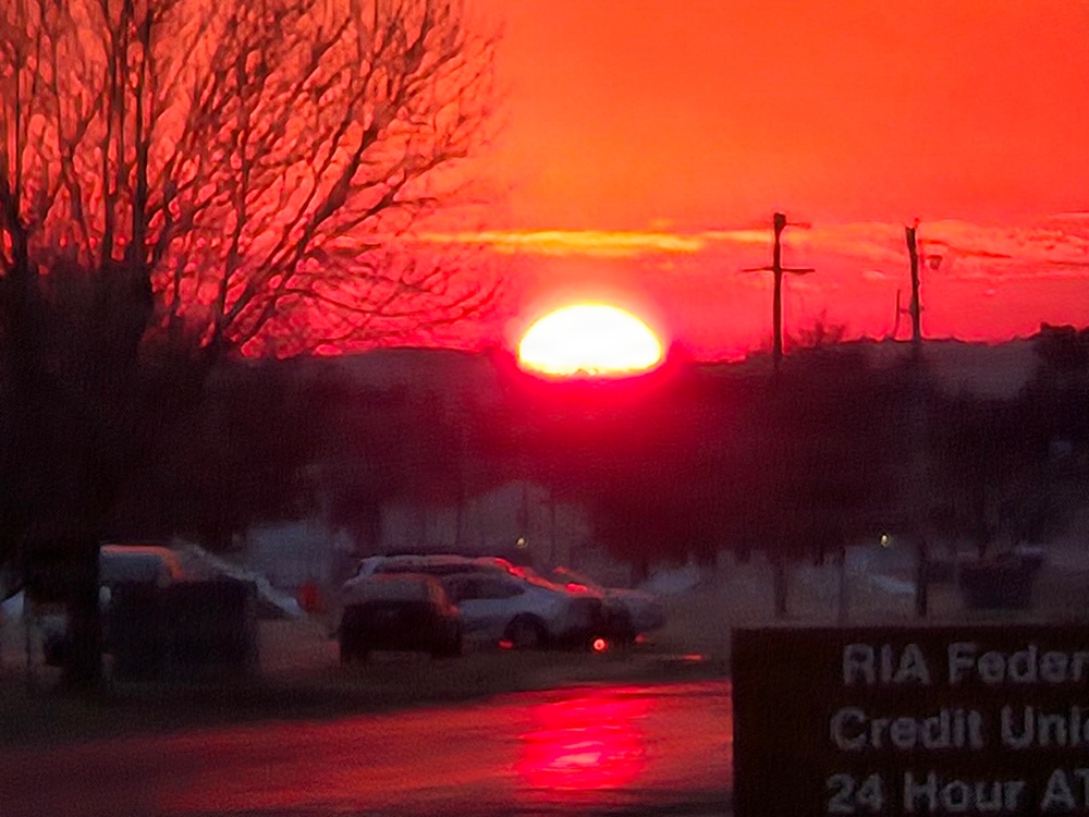 February Sunset at Fort McCoy