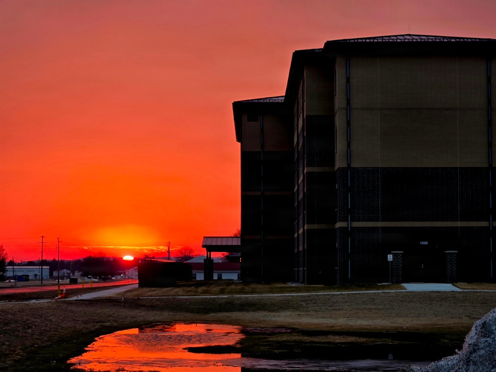 February Sunset at Fort McCoy