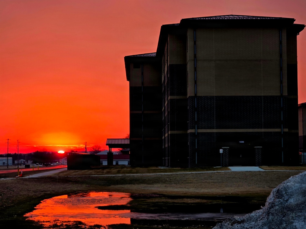 February Sunset at Fort McCoy