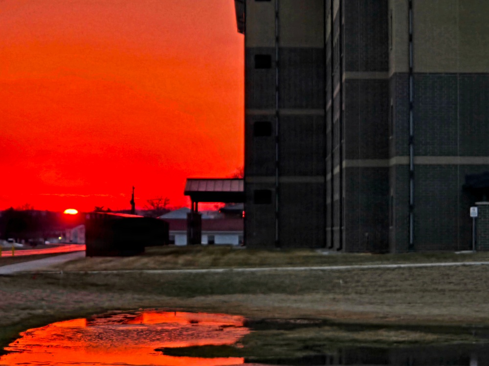 February Sunset at Fort McCoy