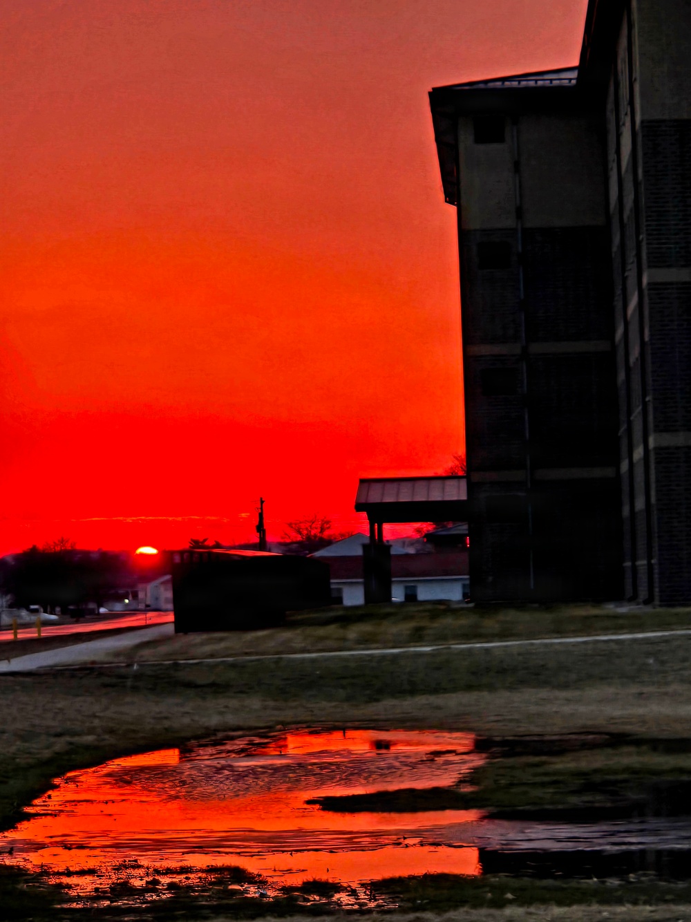 February Sunset at Fort McCoy