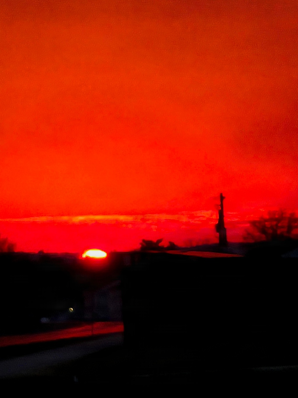 February Sunset at Fort McCoy