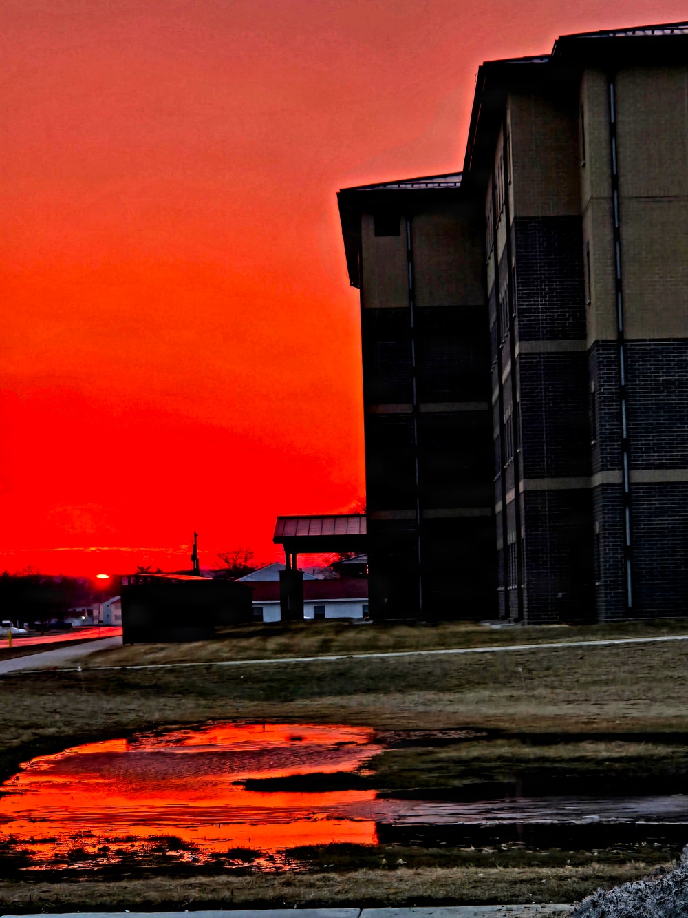February Sunset at Fort McCoy