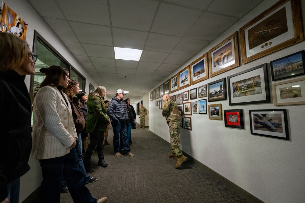 Gillette Area Leadership Tours Wyoming Air National Guard Base