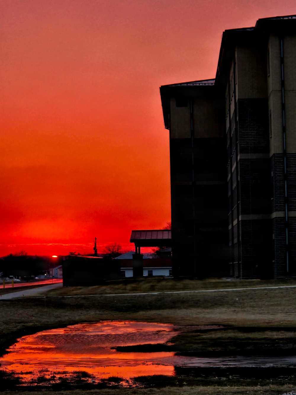 February Sunset at Fort McCoy