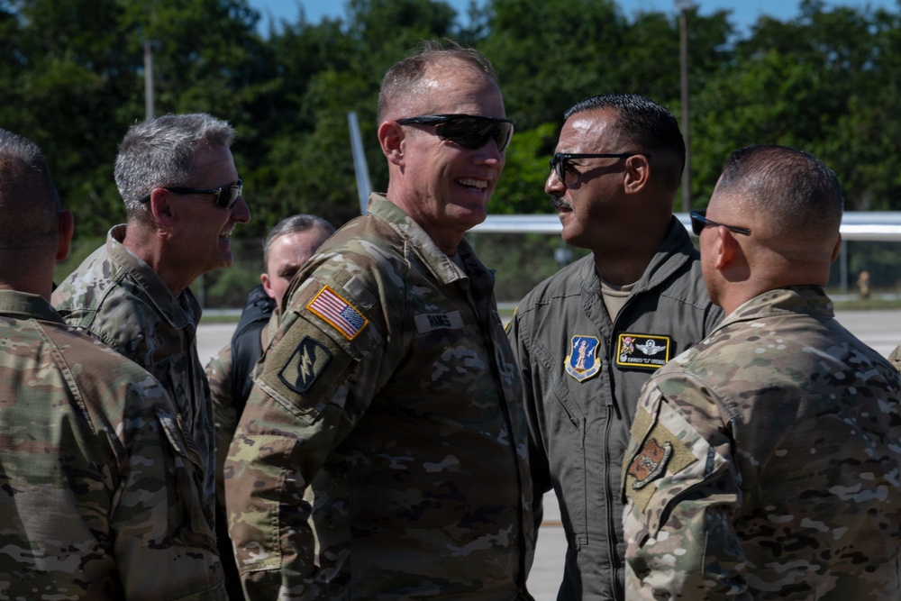 CNGB visits the 156th Wing