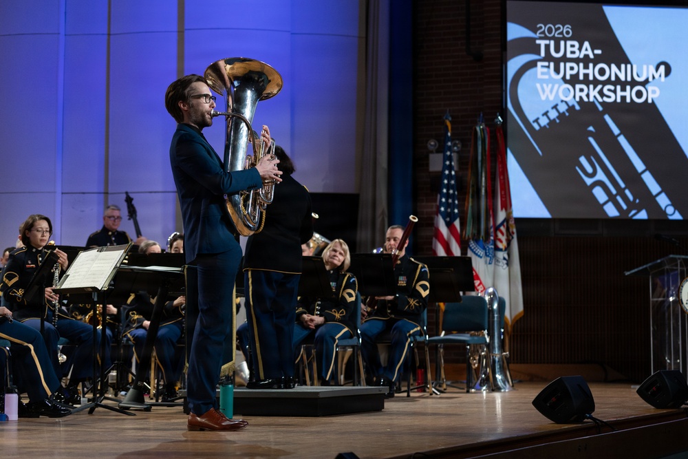 Soloist perform at U.S. Army Tuba Euphonium Workshop