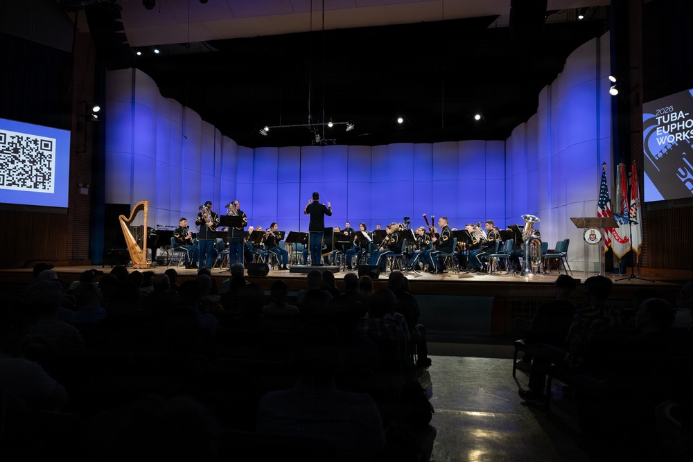 Soloist perform at U.S. Army Tuba Euphonium Workshop