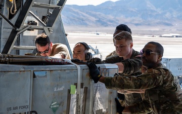 C-5M Super Galaxy arrives at Nellis for Bamboo Eagle 26-1