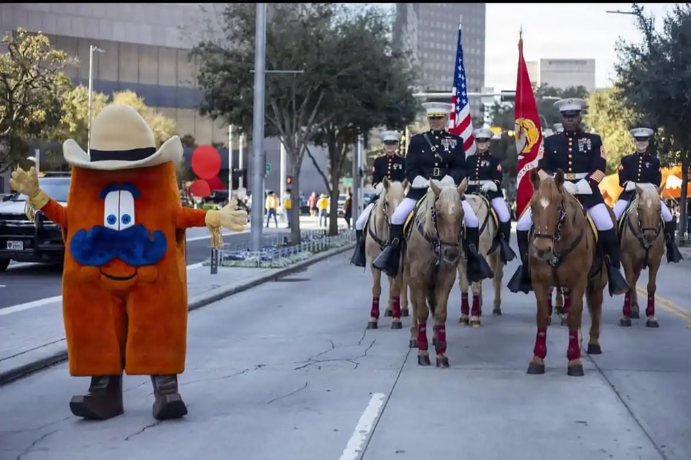 Marine Corps Mounted Color Guard