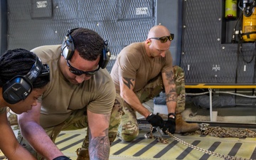 C-5M Super Galaxy arrives at Nellis for Bamboo Eagle 26-1