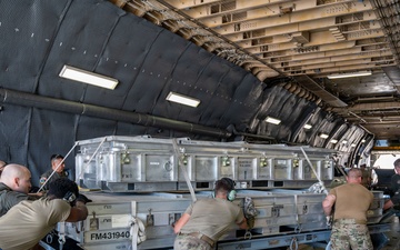 C-5M Super Galaxy arrives at Nellis for Bamboo Eagle 26-1