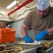 Oyster Shucking practice at Scudder Hall Galley onboard Naval Weapons Station Yorktown