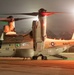 Navy VRM 40 Sailors landing CMV-22B Osprey