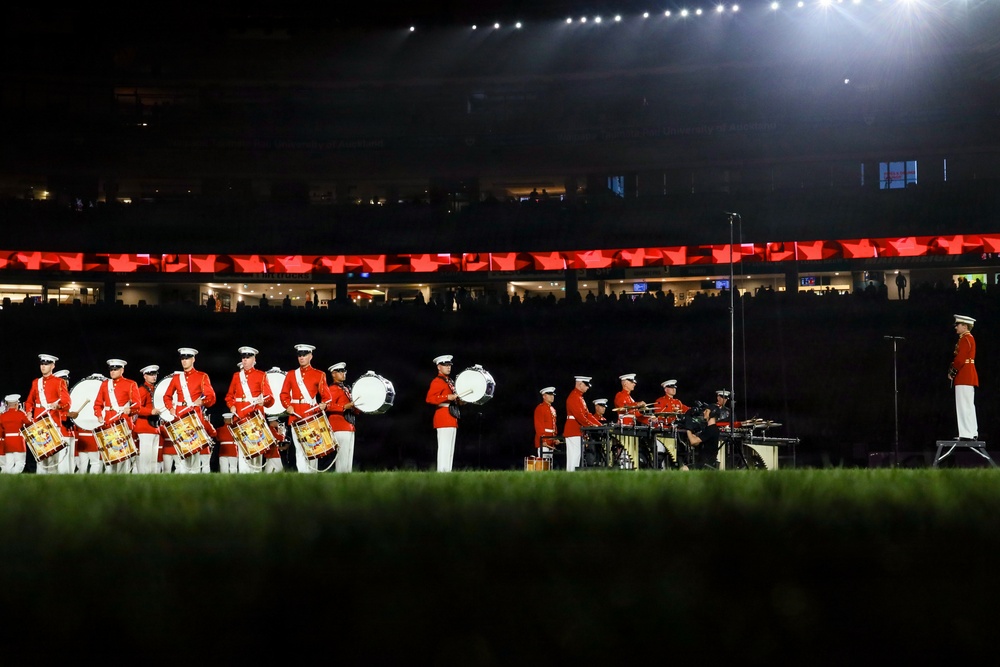"The Commandant's Own" Continue Tour with the Royal Edinburgh Military Tattoo in New Zealand