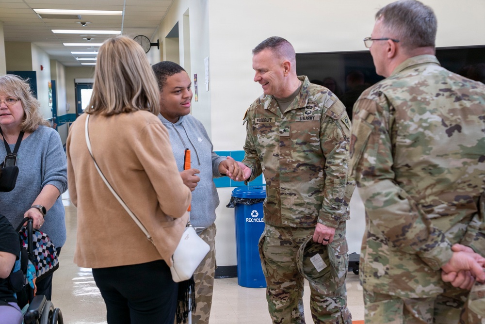Ohio National Guard senior leadership team visits community partners