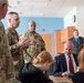 Ohio National Guard senior leadership team visits community partners