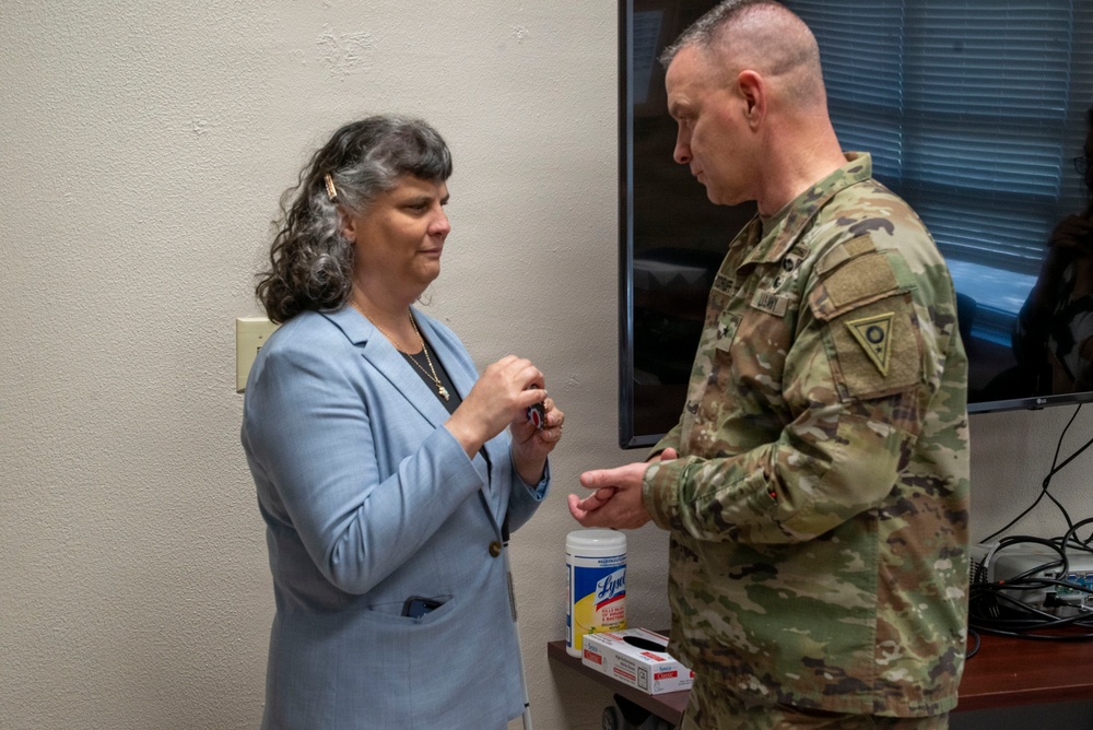 Ohio National Guard senior leadership team visits community partners