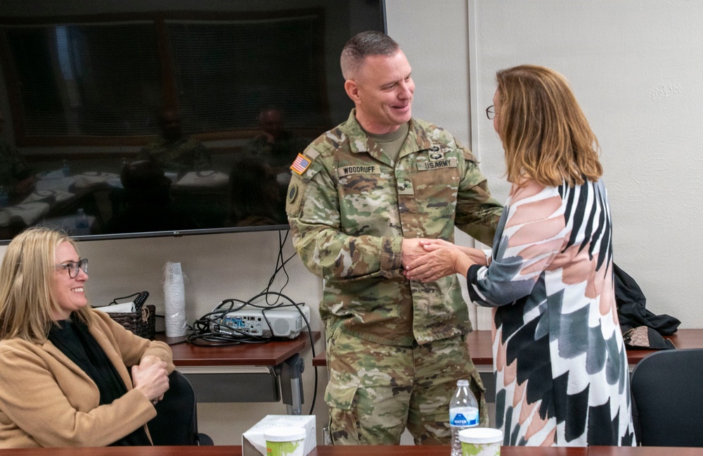 Ohio National Guard senior leadership team visits community partners