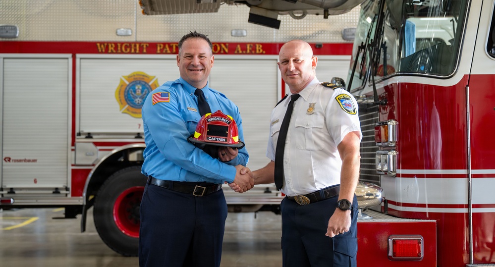 Wright Patterson Fire Department Promotion Ceremony