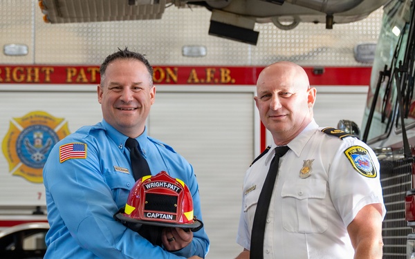 Wright Patterson Fire Department Promotion Ceremony