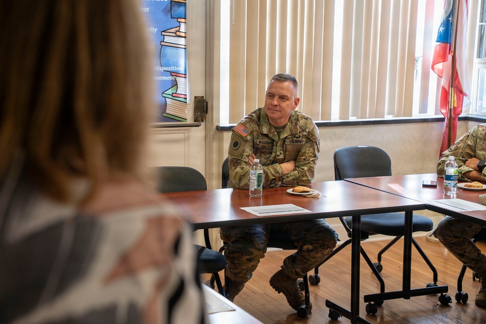 Ohio National Guard senior leadership team visits community partners