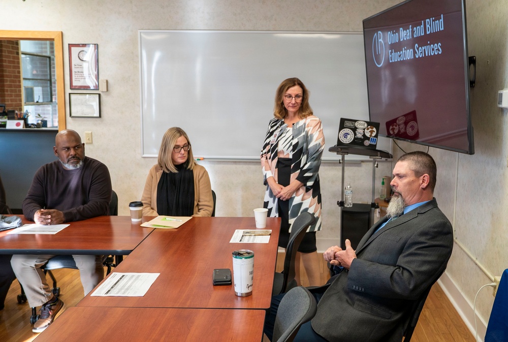 Ohio National Guard senior leadership team visits community partners