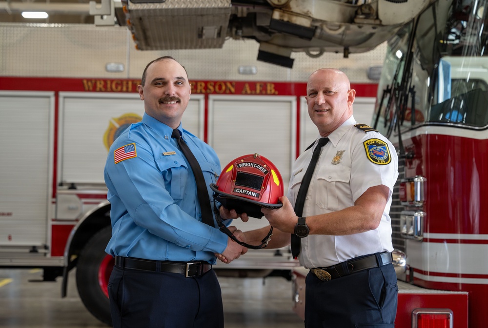 Wright Patterson Fire Department Promotion Ceremony