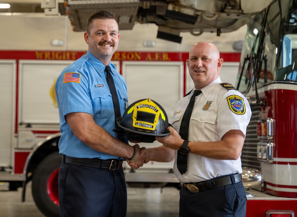 Wright Patterson Fire Department Promotion Ceremony