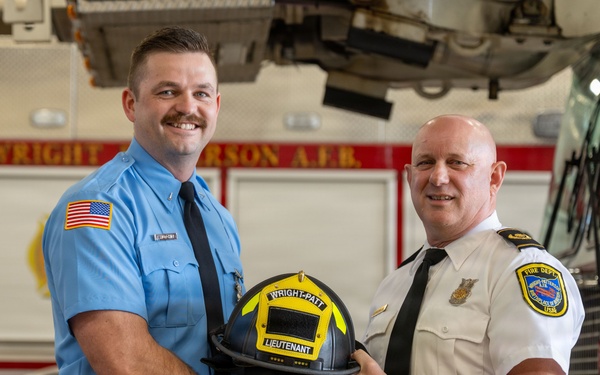 Wright Patterson Fire Department Promotion Ceremony