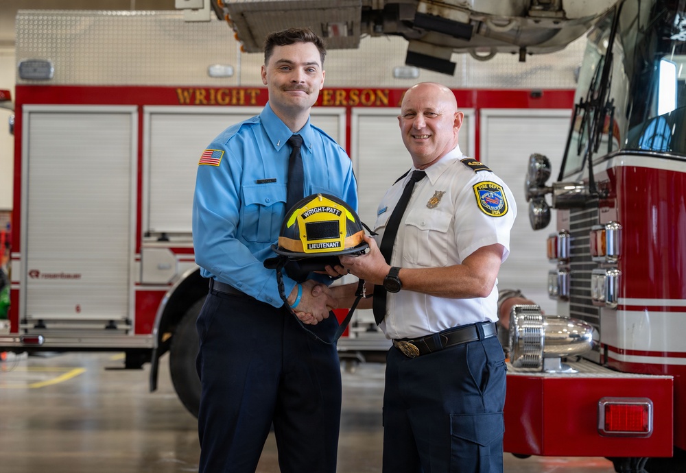 Wright Patterson Fire Department Promotion Ceremony