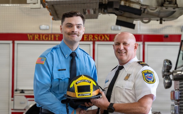Wright Patterson Fire Department Promotion Ceremony