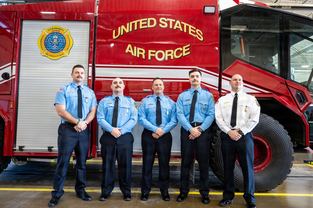 Wright Patterson Fire Department Promotion Ceremony