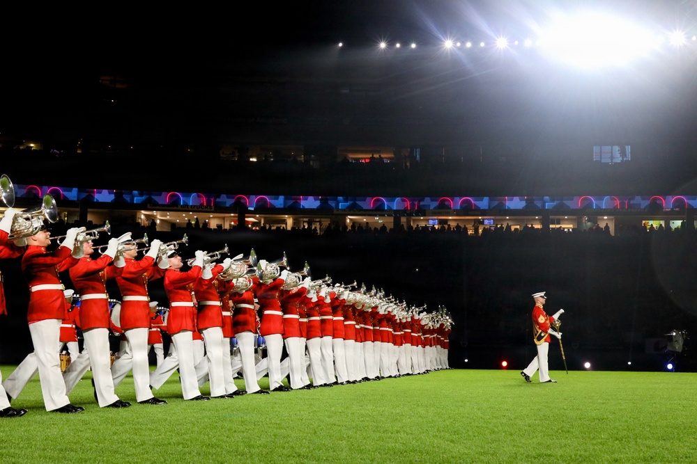 "The Commandant's Own" Continue Tour with the Royal Edinburgh Military Tattoo in New Zealand