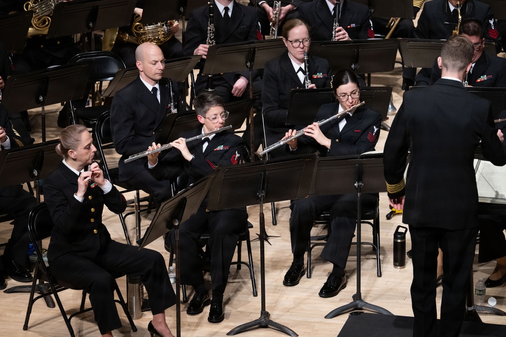 Navy Band performs at the Hochstein School