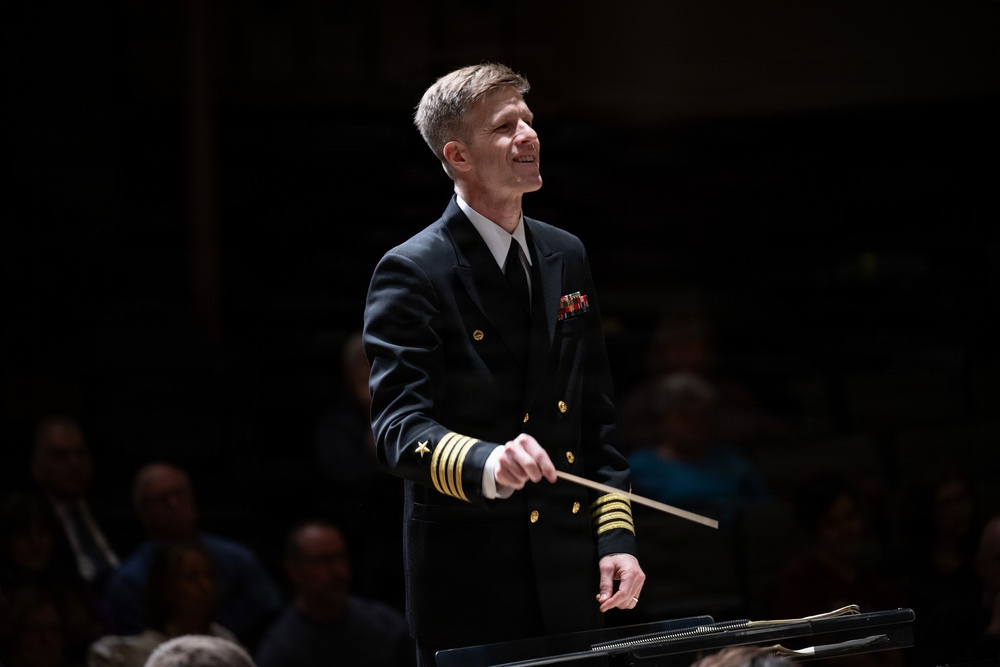Navy Band performs at the Hochstein School