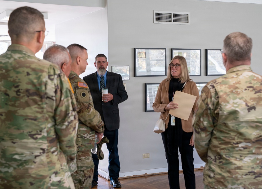 Ohio National Guard senior leadership team visits community partners
