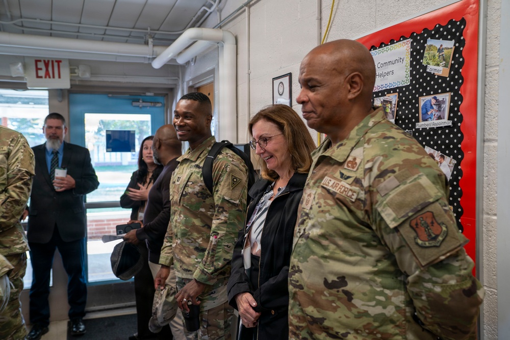 Ohio National Guard senior leadership team visits community partners